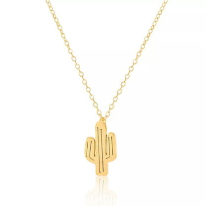 collier cactus dorado