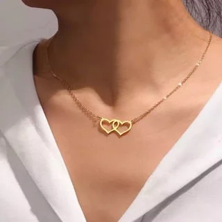 collar corazones regalo mujer