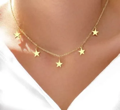 collar estrellas regalo