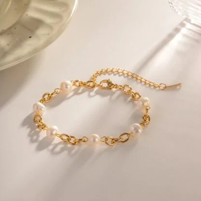 pulsera perlas mujer barata