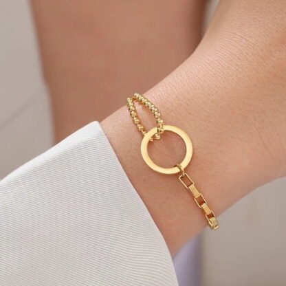 Pulsera circulo acero inoxidable