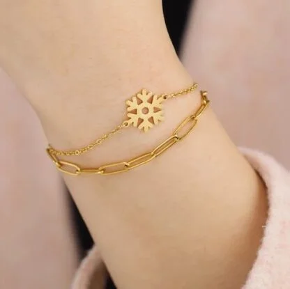 pulsera copo de nieve