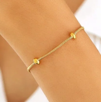 Pulsera fina acero inoxidable