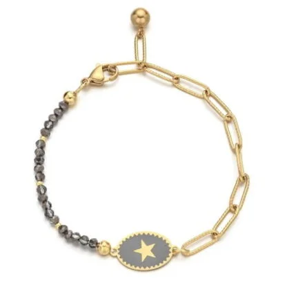 pulsera medalla estrella