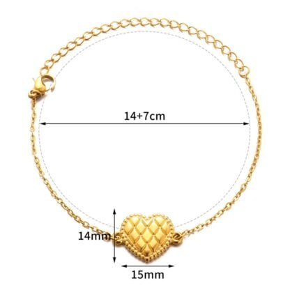 pulsera corazon barata